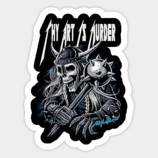 THY ART IS MURDER MERCH VTG Sticker